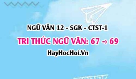 Soạn bài Tri thức Ngữ Văn trang 67, 68, 69 Ngữ văn 12 Chân trời sáng tạo